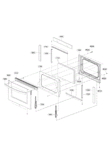 Lower Door Parts parts for Lg Range LDE3037ST/00 from AppliancePartsPros.com