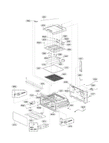 Upper Cavity Parts parts for Lg Range LDE3037ST/00 from AppliancePartsPros.com