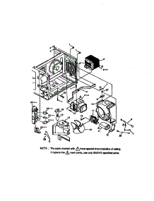Switches And Microwave parts for Kenmore Microwave 565.69300890 (56569300890, 565 69300890) from AppliancePartsPros.com