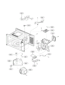 Interior Parts parts for Kenmore Microwave 721.66993011 (72166993011, 721 66993011) from AppliancePartsPros.com