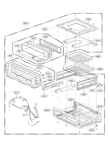 Drawer Parts parts for Kenmore Microwave 721.66993011 (72166993011, 721 66993011) from AppliancePartsPros.com