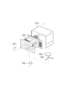 Oven Cavity Parts parts for Kenmore Microwave 721.66993011 (72166993011, 721 66993011) from AppliancePartsPros.com