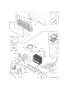 Cooling System parts for Kenmore Refrigerator 253.70412413 (25370412413, 253 70412413) from AppliancePartsPros.com