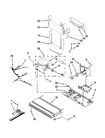 Unit Parts parts for Kenmore Refrigerator 596.69912013 (59669912013, 596 69912013) from AppliancePartsPros.com