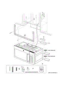 Installation Parts parts for Ge Microwave JNM3163DJ2WW from AppliancePartsPros.com