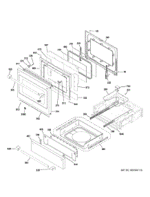 Door & Drawer Parts parts for Ge Range C2S986SEL1SS from AppliancePartsPros.com