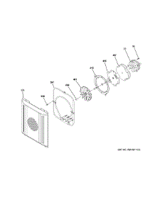Small Convection Fan parts for Ge Range C2Y486P2M1S1 from AppliancePartsPros.com