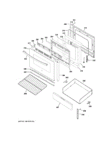 Door & Drawer Parts parts for Ge Range JBS360DM1BB from AppliancePartsPros.com