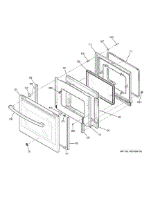 Door parts for Ge Range PHB920BJ4TS from AppliancePartsPros.com