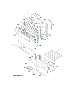 Door & Drawer Parts parts for Ge Range JGBS60GEK3SA from AppliancePartsPros.com
