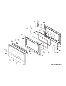 Lower Door parts for Ge Range PGB950DEF2WW from AppliancePartsPros.com