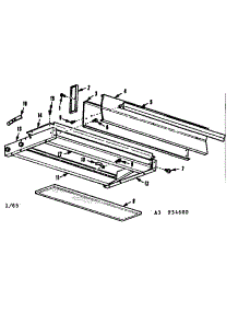 Hood Extension parts for Kenmore Range Hood 103.54600 (10354600, 103 54600) from AppliancePartsPros.com