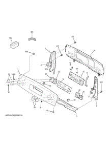 Control Panel parts for Ge Range JB620RF4SS from AppliancePartsPros.com