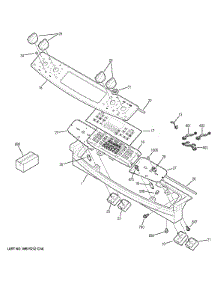 Control Panel parts for Ge Range JS750EF2ES from AppliancePartsPros.com