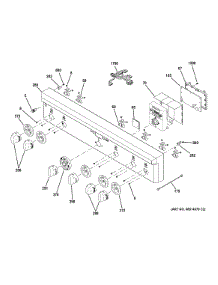 Control Panel parts for Ge Range ZDP364LRP6SS from AppliancePartsPros.com
