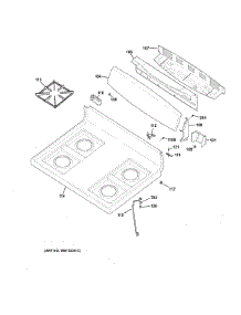 Control Panel & Cooktop parts for Ge Range JGBS10DEF1BB from AppliancePartsPros.com