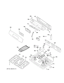 Control Panel & Cooktop parts for Ge Range JGB760DEF1BB from AppliancePartsPros.com