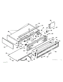 Body Section parts for Kenmore Range Hood 103.5487120 (1035487120, 103 5487120) from AppliancePartsPros.com
