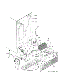 Machine Compartment parts for Ge Refrigerator CZS22MSKKHSS from AppliancePartsPros.com