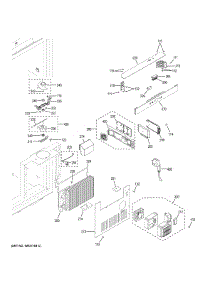 Fresh Food Section parts for Ge Refrigerator ZIR240NPKAII from AppliancePartsPros.com