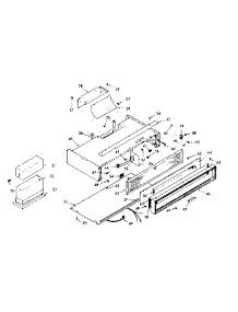 Body Section parts for Kenmore Range Hood 103.5277100 (1035277100, 103 5277100) from AppliancePartsPros.com
