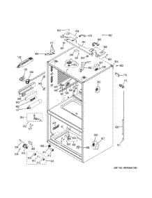 Case Parts parts for Ge Refrigerator CFE28USHISS from AppliancePartsPros.com