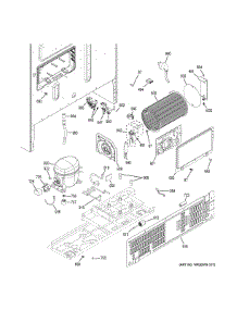 Machine Compartment parts for Ge Refrigerator GNE29GGKEWW from AppliancePartsPros.com