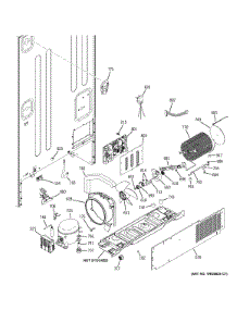 Machine Compartment parts for Ge Refrigerator CFSP5RKBESS from AppliancePartsPros.com