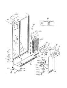 Freezer Section parts for Ge Refrigerator GSH25JGDDBB from AppliancePartsPros.com