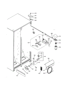 Fresh Food Section parts for Ge Refrigerator GSH25JGDDBB from AppliancePartsPros.com