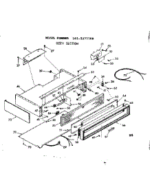 Body Section parts for Kenmore Range Hood 103.5277780 (1035277780, 103 5277780) from AppliancePartsPros.com