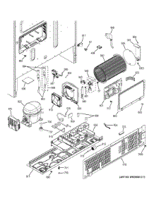 Machine Compartment parts for Ge Refrigerator CFE29TSDDSS from AppliancePartsPros.com