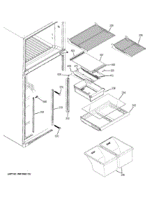 Fresh Food Shelves parts for Ge Refrigerator GTH18DCDLRWW from AppliancePartsPros.com