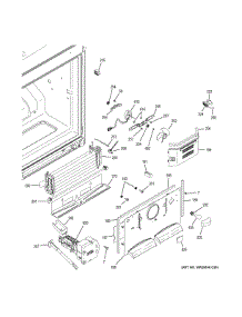 Freezer Section parts for Ge Refrigerator GDE23GGHBRBB from AppliancePartsPros.com