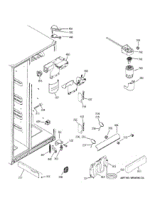 Fresh Food Section parts for Ge Refrigerator PSE29KSEBCSS from AppliancePartsPros.com