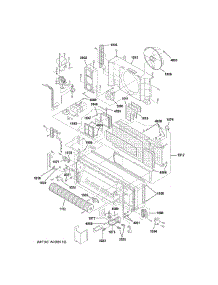 Motor & Chassis Parts parts for Ge Room Air Conditioner AZ41E09EACW5 from AppliancePartsPros.com