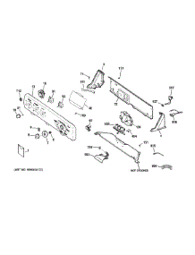 Controls & Backsplash parts for Ge Washer GTWP1800H0WS from AppliancePartsPros.com