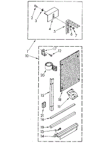 Installation parts for Kenmore Room Air Conditioner 106.8750512-AC (1068750512-AC, 106 8750512-AC) from AppliancePartsPros.com