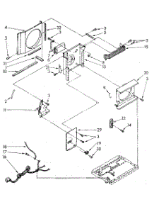 Air Flow And Control parts for Kenmore Room Air Conditioner 106.8750513-AC (1068750513-AC, 106 8750513-AC) from AppliancePartsPros.com