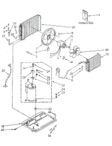 Unit parts for Kenmore Room Air Conditioner 106.8750511-AC (1068750511-AC, 106 8750511-AC) from AppliancePartsPros.com