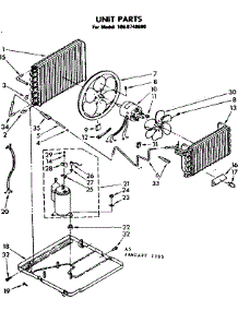Unit Parts parts for Kenmore Room Air Conditioner 106.8740880-AC (1068740880-AC, 106 8740880-AC) from AppliancePartsPros.com