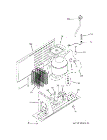 Unit Parts parts for Ge Wine Beverage Cooler PCR06WATCSS from AppliancePartsPros.com