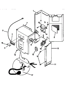 Control Panel Parts parts for Kenmore Room Air Conditioner 253.8791293-AC (2538791293-AC, 253 8791293-AC) from AppliancePartsPros.com