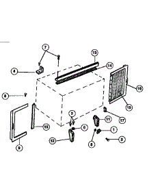 Window Mounting Parts parts for Kenmore Room Air Conditioner 253.8791292-AC (2538791292-AC, 253 8791292-AC) from AppliancePartsPros.com