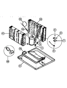 Compressor Parts parts for Kenmore Room Air Conditioner 253.8791292-AC (2538791292-AC, 253 8791292-AC) from AppliancePartsPros.com