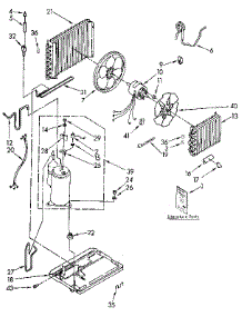 Unit Parts parts for Kenmore Room Air Conditioner 106.9710530 (1069710530, 106 9710530) from AppliancePartsPros.com