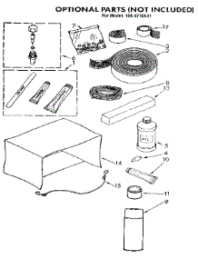 Optional parts for Kenmore Room Air Conditioner 106.9710531 (1069710531, 106 9710531) from AppliancePartsPros.com
