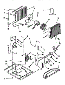 Unit parts for Kenmore Room Air Conditioner 106.9700872 (1069700872, 106 9700872) from AppliancePartsPros.com