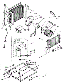 Unit Parts parts for Kenmore Room Air Conditioner 106.8751070 (1068751070, 106 8751070) from AppliancePartsPros.com