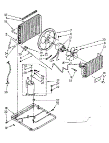 Unit Parts parts for Kenmore Room Air Conditioner 106.8750880 (1068750880, 106 8750880) from AppliancePartsPros.com